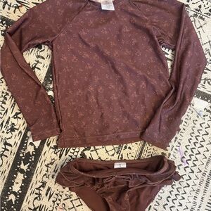 Jamie Kay size 3Y boho floral print 3 piece swim set